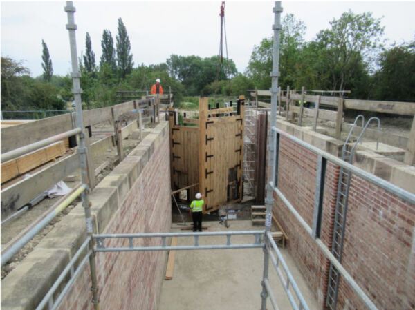 Grantham Canal - restoring locks 14&15